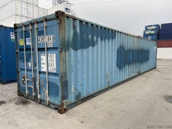 40Ft X 8Ft Used Shipping Container High Cube