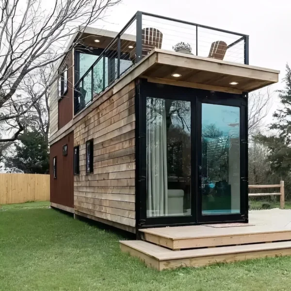 2 Story Shipping Container Home With Rooftop