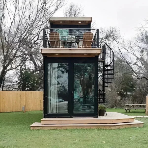 2 Story Shipping Container Home With Rooftop