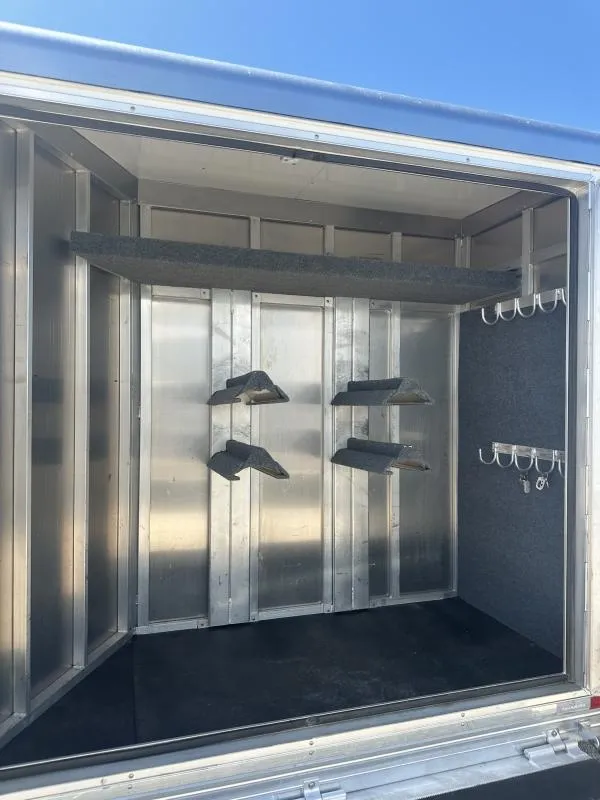 2020 Bloomer 4 Horse Stock Combo Trainer Tack Horse Trailer