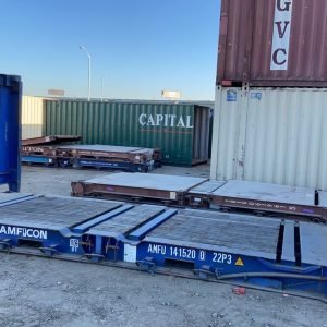 20Ft X 8Ft Used Flat Rack Shipping Containers