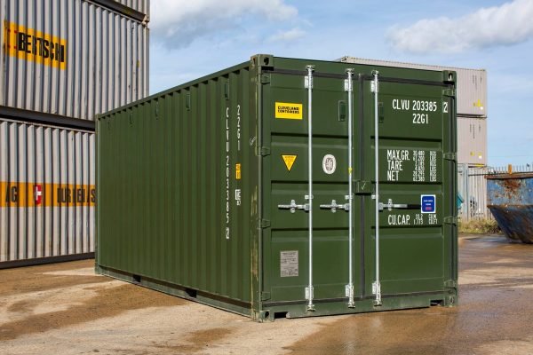 20Ft Shipping Container (One Trip) – Dark Green