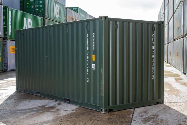 20Ft Shipping Container (One Trip) – Dark Green