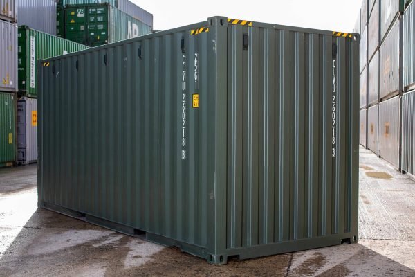 20Ft Shipping Container (One Trip) – Dark Green