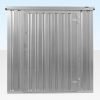 4m x 2.1m Flat Pack Container Store – Galvanised