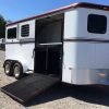 2007 Hawk 2 Horse Bumper Pull Side Ramp