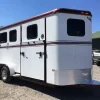2007 Hawk 2 Horse Bumper Pull Side Ramp