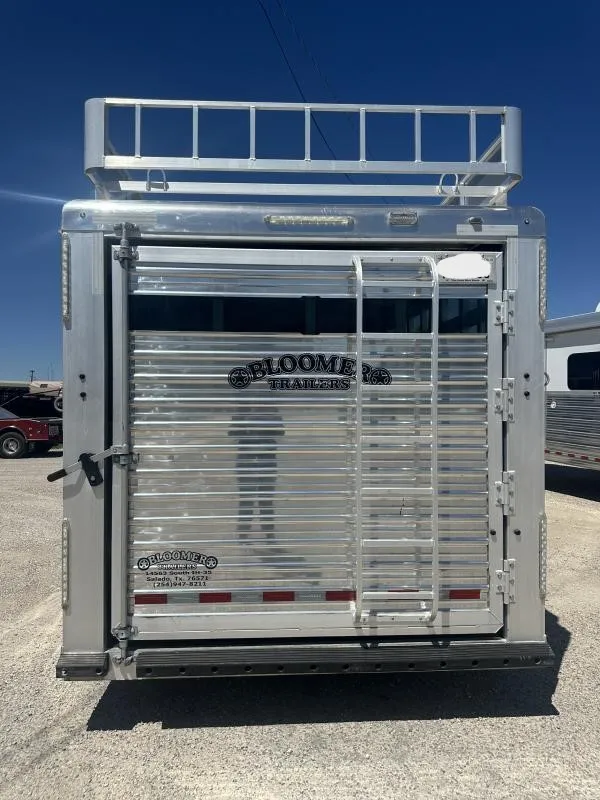 2020 Bloomer 4 Horse Stock Combo Trainer Tack Horse Trailer