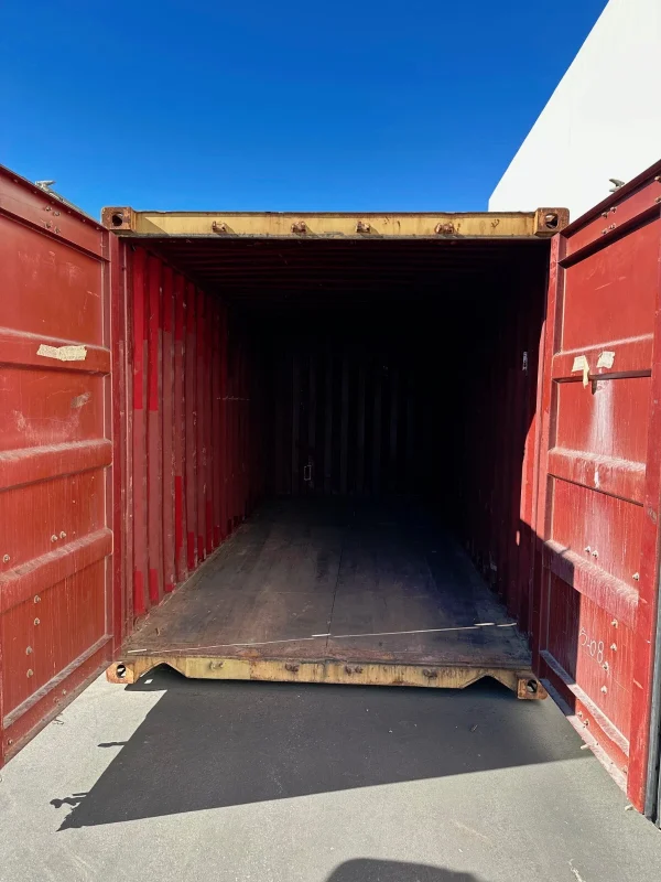 Used 20ft Conex Shipping / Storage Container – Yellow/Gold – Priced to Sell!