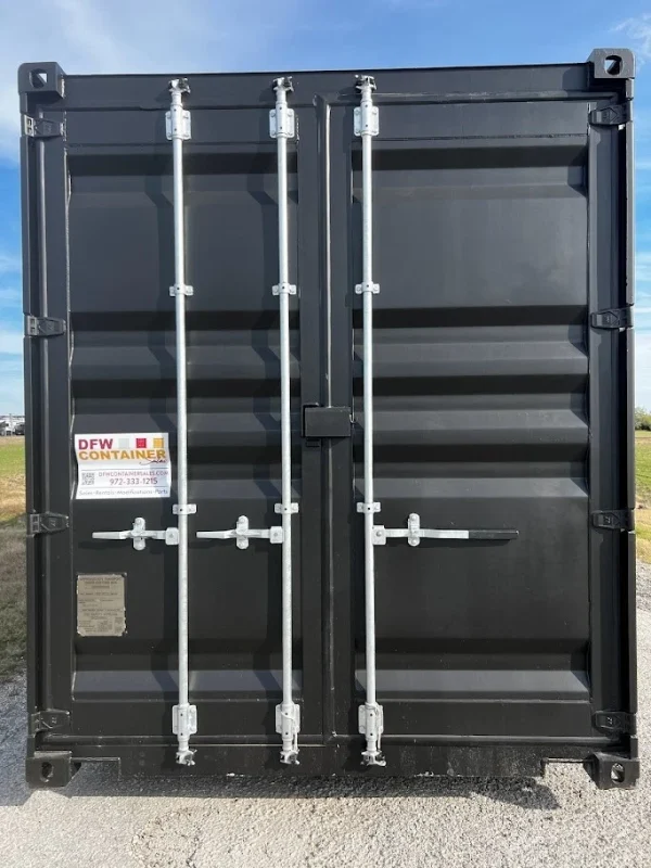 40ft Shipping Container w/3 Roll-Up Side Doors