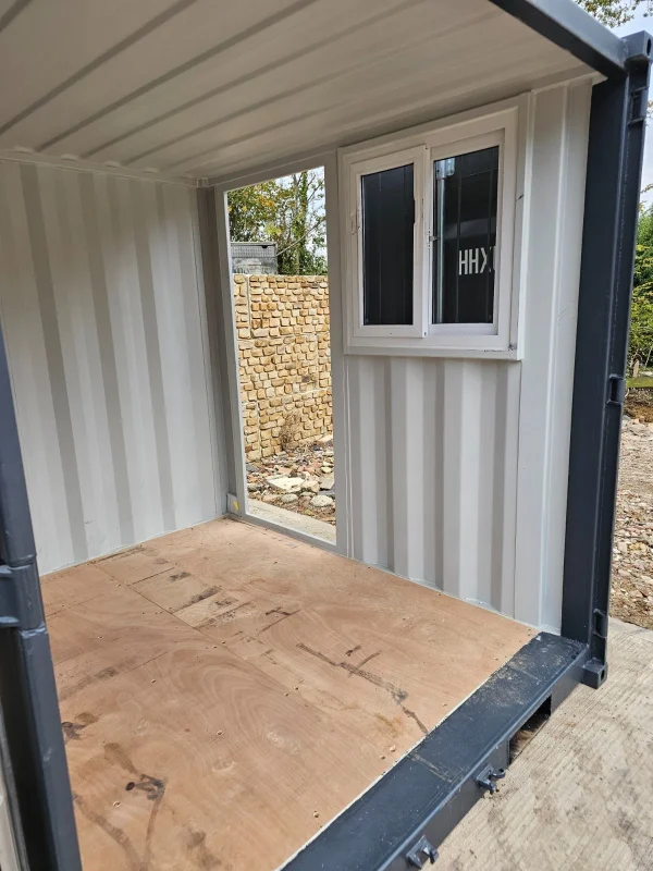 New 8′ Shipping Container Site Safe Lock Up Box Toolbox 8ft Workshop Shed Office