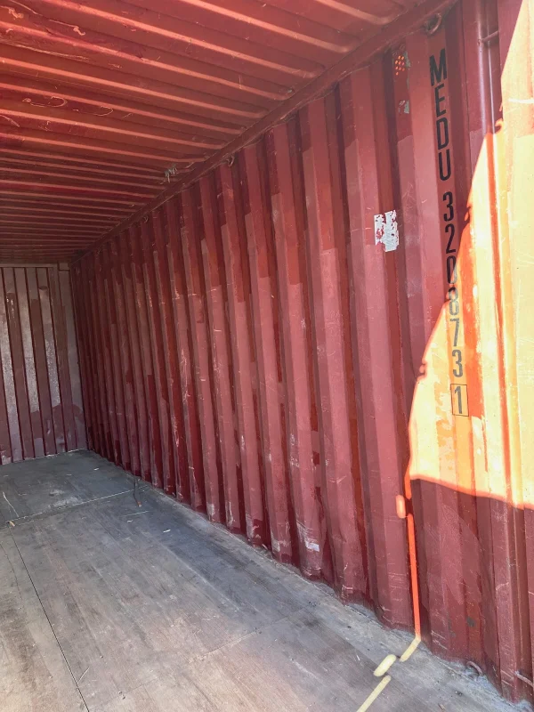 Used 20ft Conex Shipping / Storage Container – Yellow/Gold – Priced to Sell!