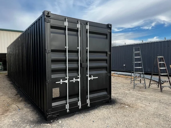 40ft Shipping Container w/3 Roll-Up Side Doors