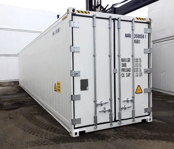 40 Feet Freezer Container Compact Mobile Cold Storage -40°C Reefer Container