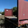 20′ Flat Rack Shipping Container – One Trip, For Equipment, Oversize Items