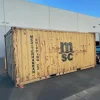 Used 20ft Conex Shipping / Storage Container – Yellow/Gold – Priced to Sell!