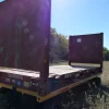 20′ Flat Rack Shipping Container – One Trip, For Equipment, Oversize Items